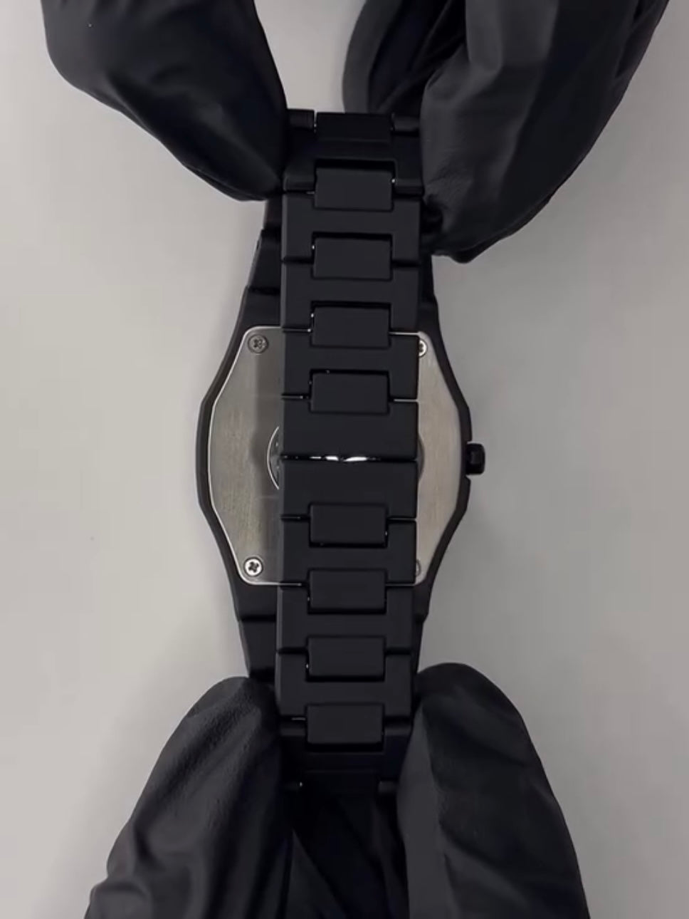 Full Black Aura Quartz Analog Watch – Lightweight Premium Design for Men & Boys (Without Box)