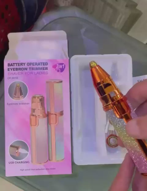 Flawless 2-in-1 Eyebrow & Facial Hair Trimmer